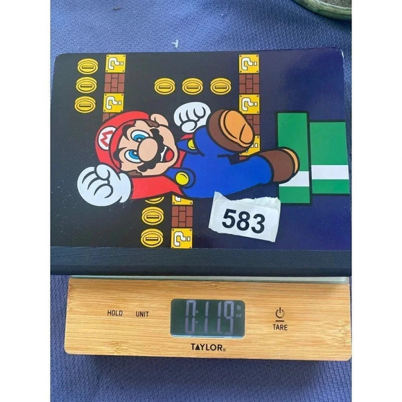 Nintendo Super Mario Lined Notebook Unused 7.5" x 9" Small Shelfware on Corner - Picture 15 of 15